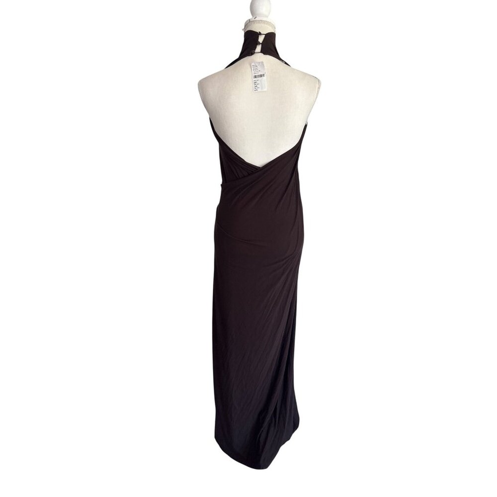 Diana Milkanova Studio Gaia Dress in Chocolate Brown One Size New Womens Maxi - Picture 8 of 16